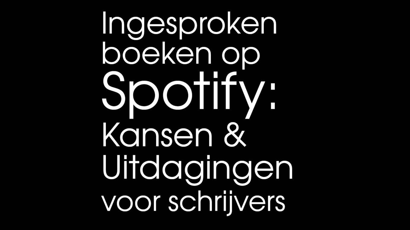 Ingesproken boeken op Spotify