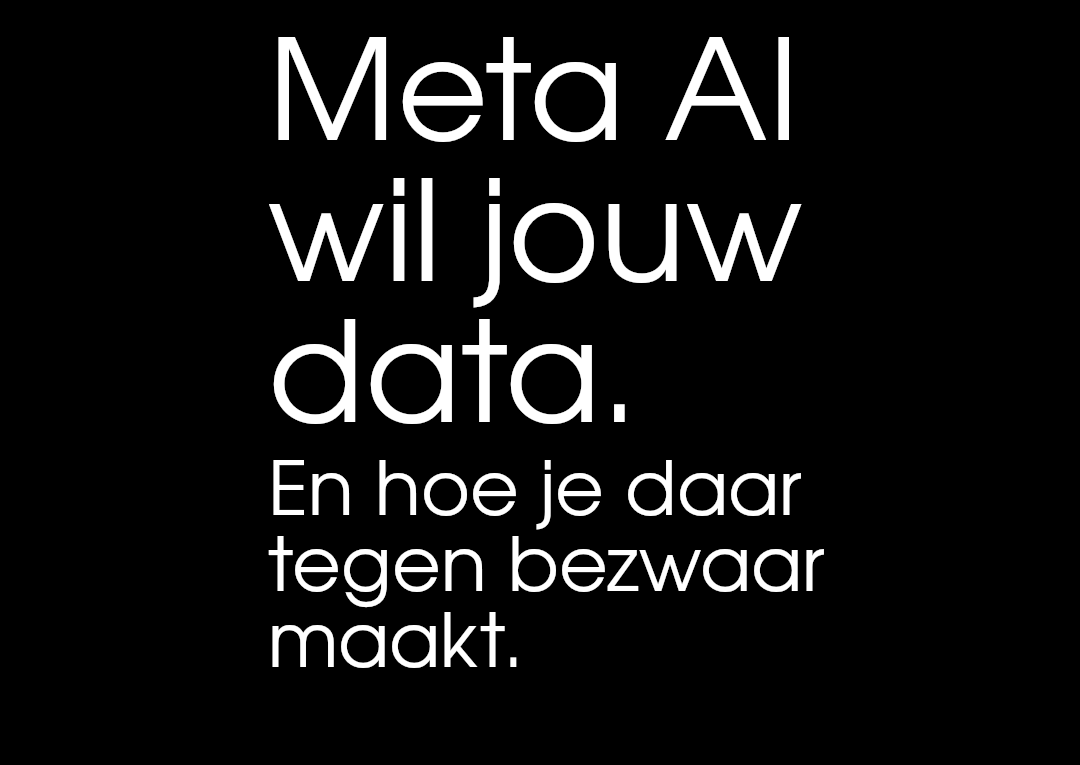 Meta AI wil jouw data